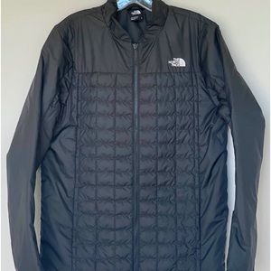 North Face Thermoball Eco Jacket Black insulated quilt midlayer. Small
